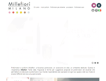 Tablet Screenshot of millefiorimilano.com